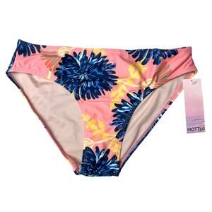 NWT Mott 50 Women's Bikini Bottom Swimsuit Coastal Bloom Sz S